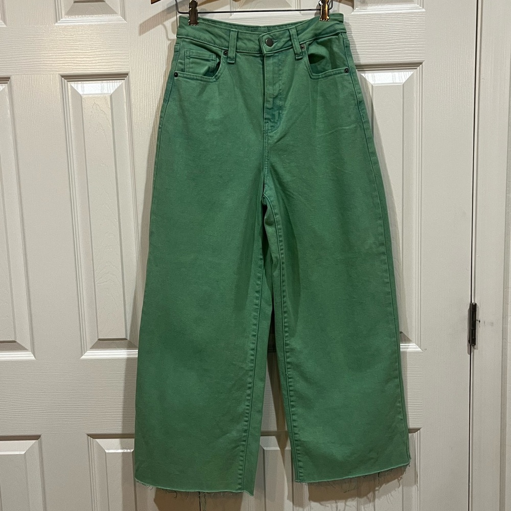 Wild Fable Green Wide leg pants